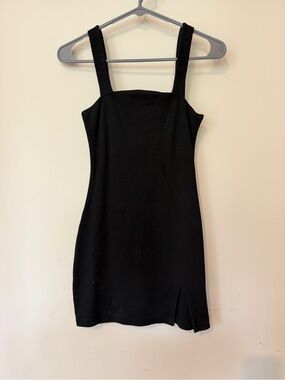 Steve Madden BB Dakota Black Square-Neck Mini Dress